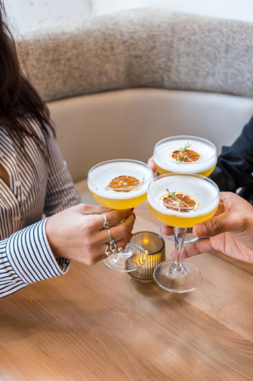 Teach Me To Dance, a well-known house cocktail at Avli. (Photo credit Mac Yellek)