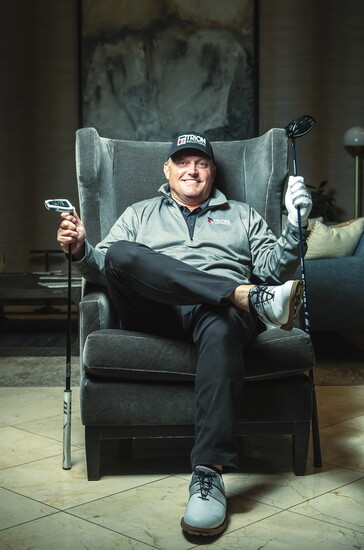 Bob Krause, photographed on location at Walnut Creek Country Club in South Lyon