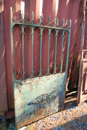 Wrought Iron Gate With Filial