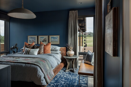 Each bedroom space is designed and decorated to fit the personality of Elliott's family. 