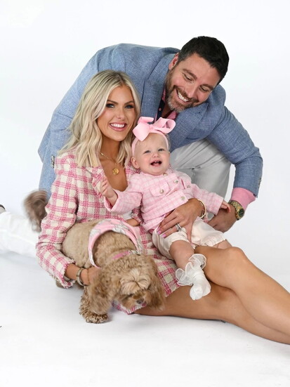 Christina, Chris, Payton and the famous Blondie!