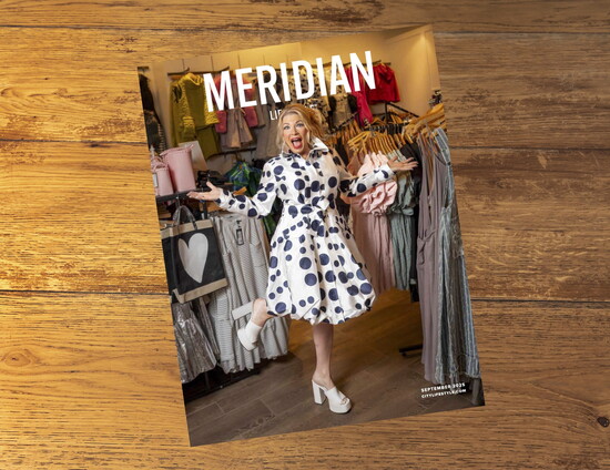 The September 2025 cover of Meridian Lifestyle received a 2nd Place award in the Periodical category