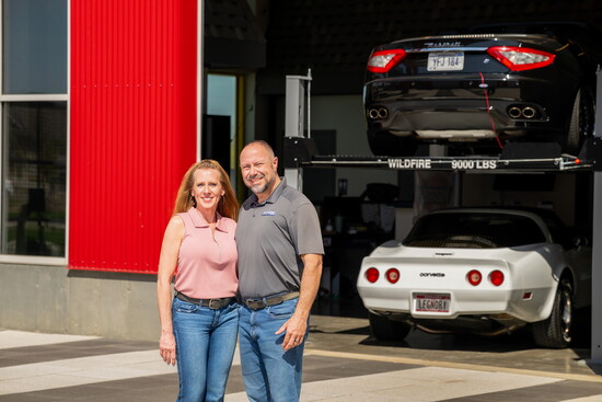 Chad and Theresa Nelson, Owners, Garage Living 