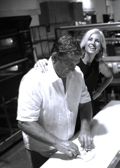 Perry and Brenda Rea in the Mill's kitchen. Photo: Anissa Kennedy