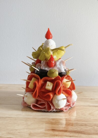 Jeanette Donnarumma's ' Mini charcuterie tree'