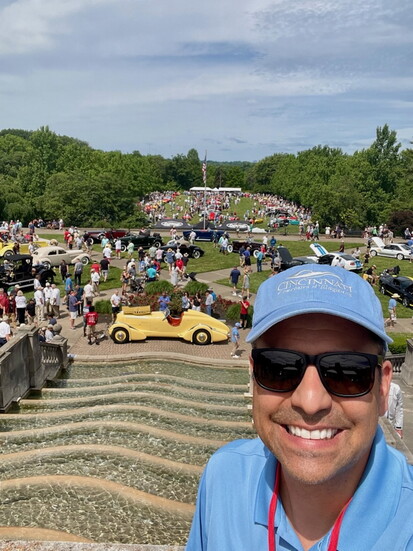 Cincinnati Concours d'Elegance is hosted at beautiful Ault Park each summer to raise funds to support the the Arthritis Foundation.