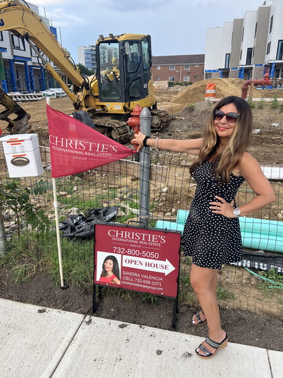 Sandra Valencia during Seashore construction 