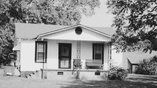 My great-grandmother’s home and front porch 