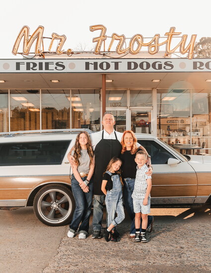 Patrick Webb and his family. 