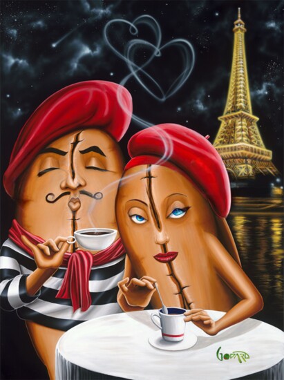 French Roast Romance by Michael Godard