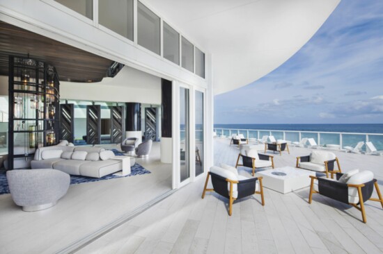 Living room terrace.