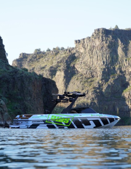 AWS put a 2023 Malibu 23 LSV in the water at Lake Billy Chinook to kick off summer.  