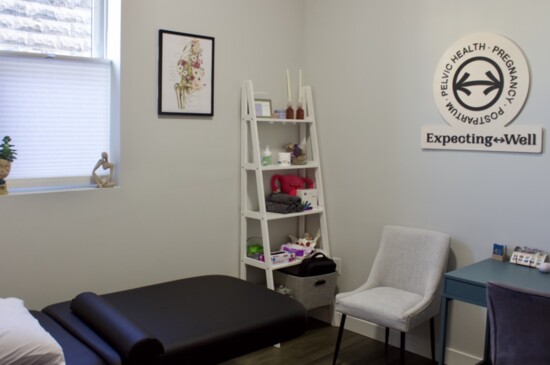 FORM's Pelvic floor therapy room. 