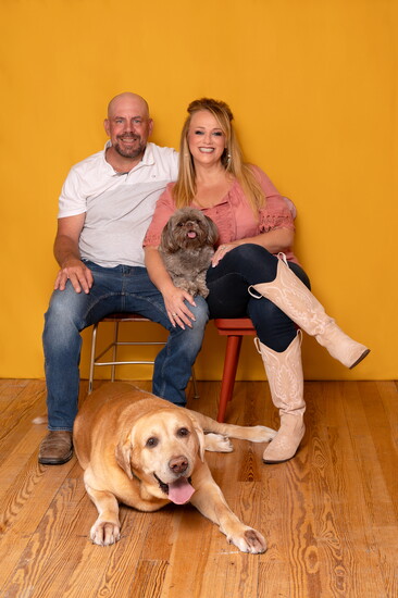 Stephen, Wendy, Tater Tot & Bear