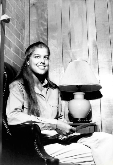 Ginny Collett in a Lee Industries chair