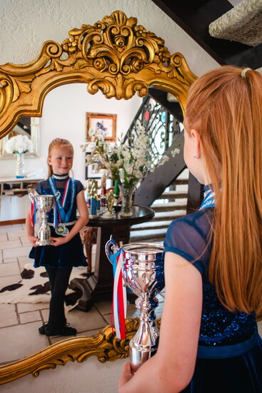 Gainesville Dance Academy's award-winning young Gloria Westfall. 
