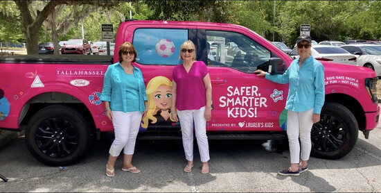  Lauren Kid's Walk in My Shoes, sponsors the water station at CMS