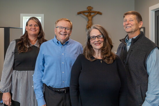 Left to right: Amy Rodgers, David Hesson, Kelly Smith Taylor, Robert Elmore