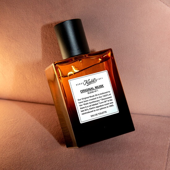Original Musk Eau de Toilette is Kiehl’s timeless unisex fragrance, blending warm musk with soft floral and woody accords for a clean scent. $50 