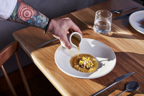 A dish at Audrey. photo: Emily Dorio