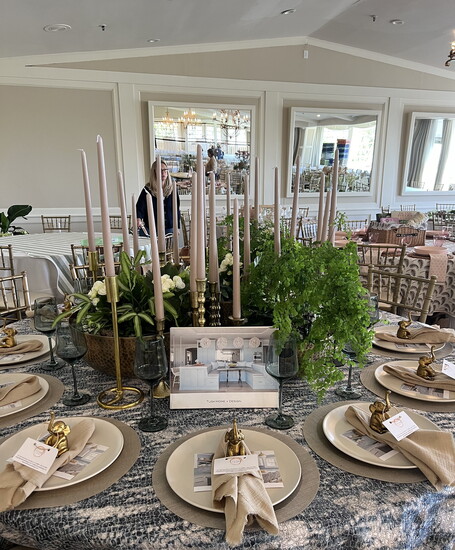 Last year's table from Tusk Home + Design.
