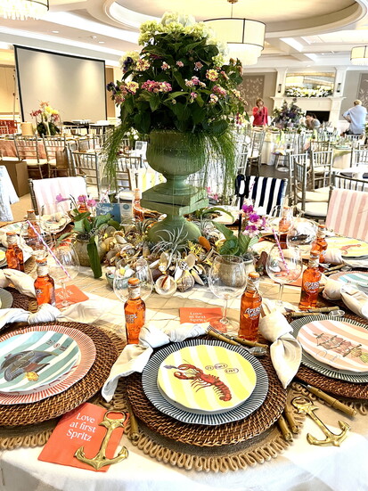 Yvonne O'Kane Design's 2025 table. 
