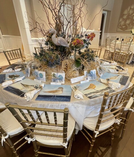 Patricia Scanlan's table in 2025.