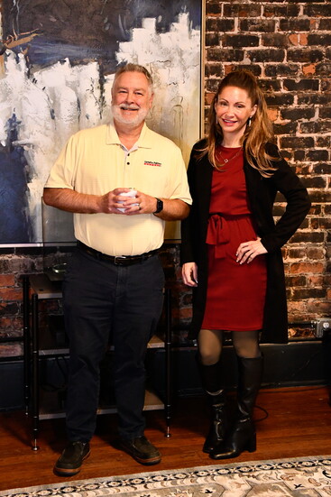 David Bryan and Rebecca Lindsay repping Certapro.