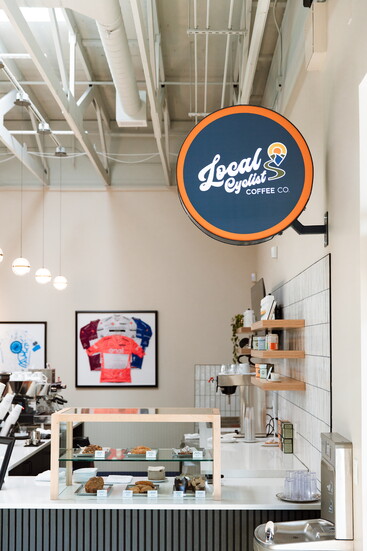 Local Cyclist in-house coffee shop