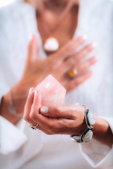 Behold the radiant beauty of rose quartz. Hearts do.