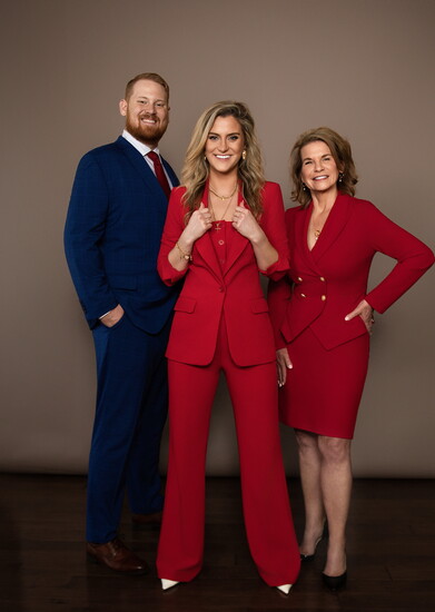 Andrew Prucha, Lynn Wammel, and Briana Prucha.