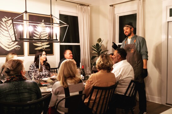 Chef Derek Chirico hosts an Italian cooking class in his home 