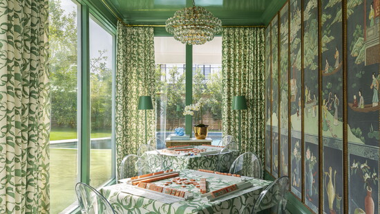 Stacey White's mahjong room