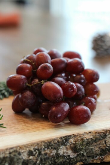 red grapes