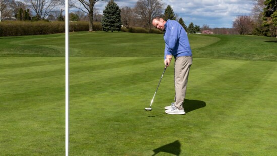 Practice the short game: hitting inside 50 yards from the hole.