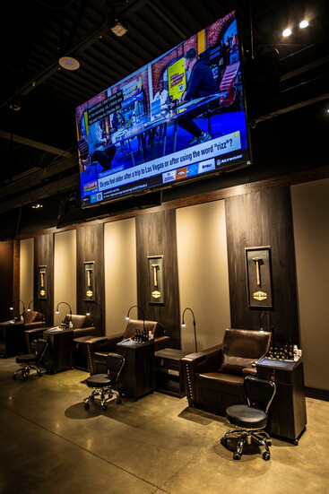 Each location has comfortable, plush seating and big screen televisions for maximum comfort.