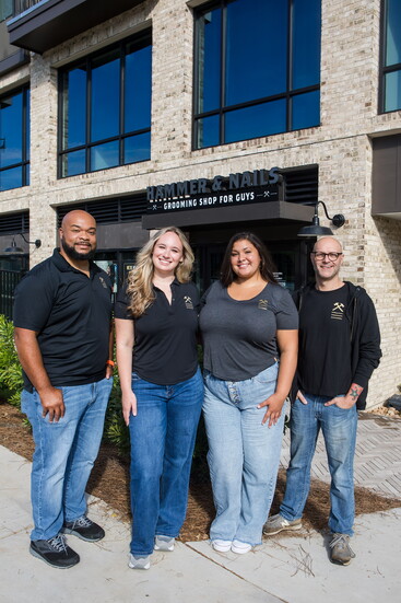 The staff at Hammer & Nails is there to maximize the salon experience. 