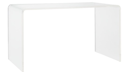 Acrylic Desk, CB2,  $1,099 