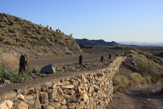 Pre 1952 Route 66, west slope of the Black Mountains/Credit: Jim Hinckley