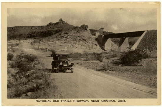 This section of the National Old Trails Road served as Route 66 from 1926-1937. Credit: Steve Rider 