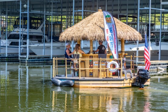 Cruisin' Tikis departs from the Gallatin Marina.