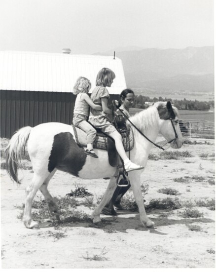 Childhelp's equine therapy when it first began