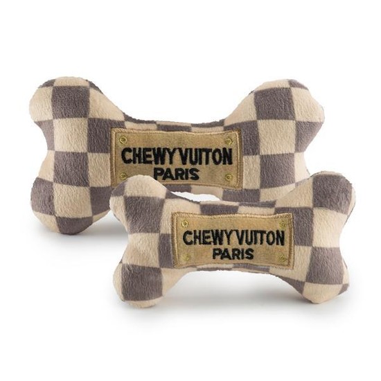 Chewy Vuiton Dog Bone Toy: available in 3 sizes, $13.95-$22.95, available at Savvy + Grace, Westport