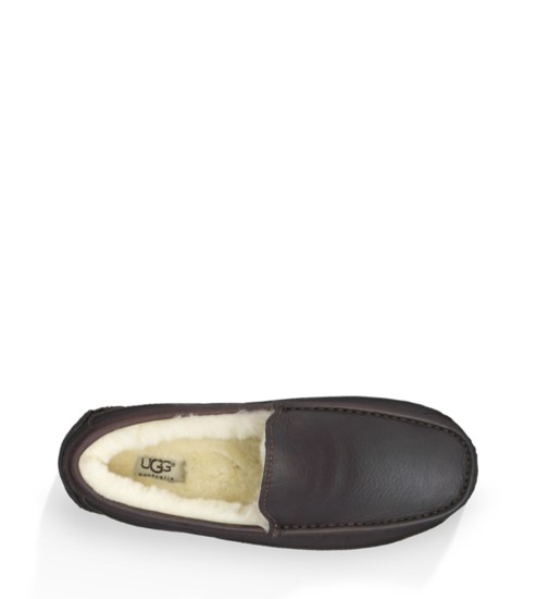 Ugg Indoor/Outdoor Full Grain Leather Loafer with Sherpa Lining, $120.00, available at Savvy + Grace, Westport