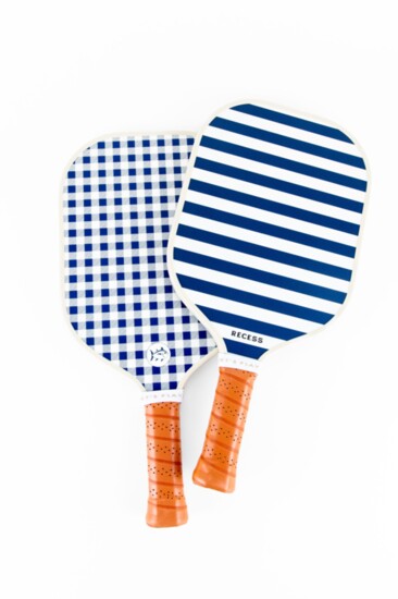 Southern Tide x Recess gingham pickleball paddles southerntide.com $86