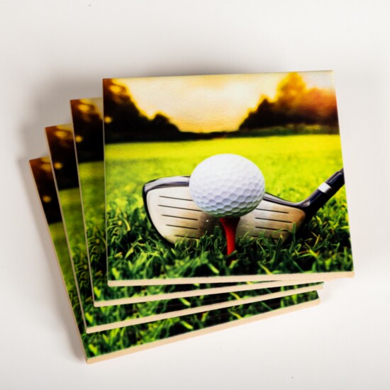 Golf Drink Coasters Custom Creations by GJM $20