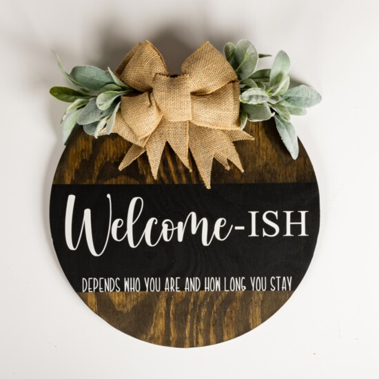 Welcome Sign The Gifted Rose $45
