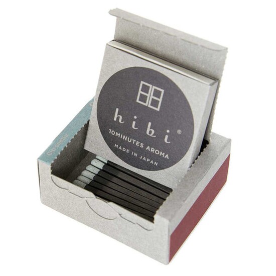 Box of 30 incense / aroma matches by Hibi, with 10 minute burn time each. $39 - available locally at Acme Fine Goods, Jones & Co.