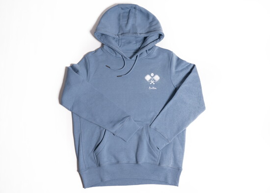 Pink Cardnial Premium, fleece-lined 100% organic "Baller" hoodie, $65 pink-cardnial.com Photo by Heidi Curran Photography