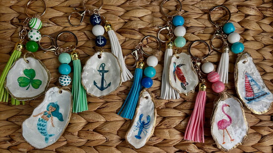 Blue Sound Gifts Keychain, $15 each @blue_sound_gifts on Instagram and Facebook Photo provided by Blue Sound Gifts